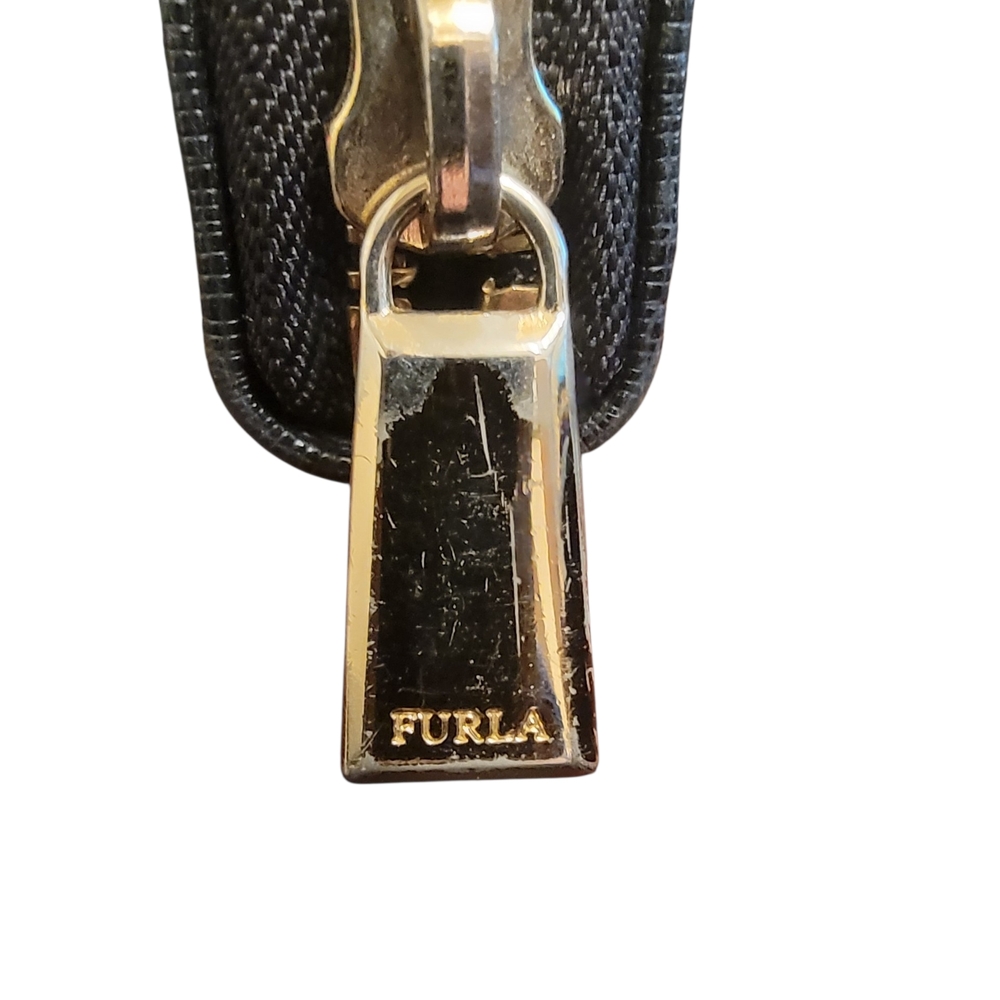 Furla Black Saffiano Zip Around Wallet - Picture 4 of 5